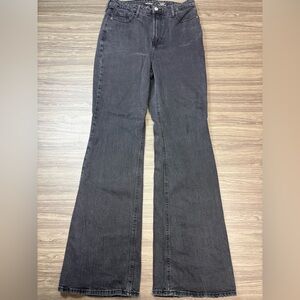 Old Navy Higher Hi Rise Flare Black Jeans Size 8